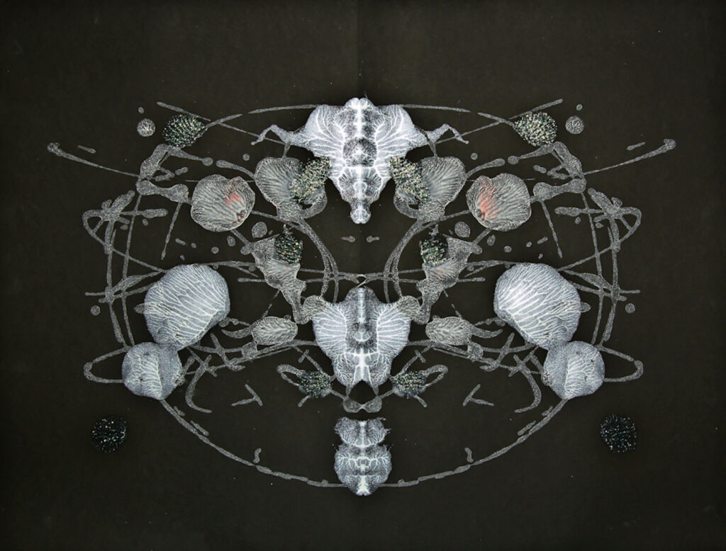 Claire Needham Luscious Bubble 2012_40x60cm_mixed media on paperB Banyule Open Studios