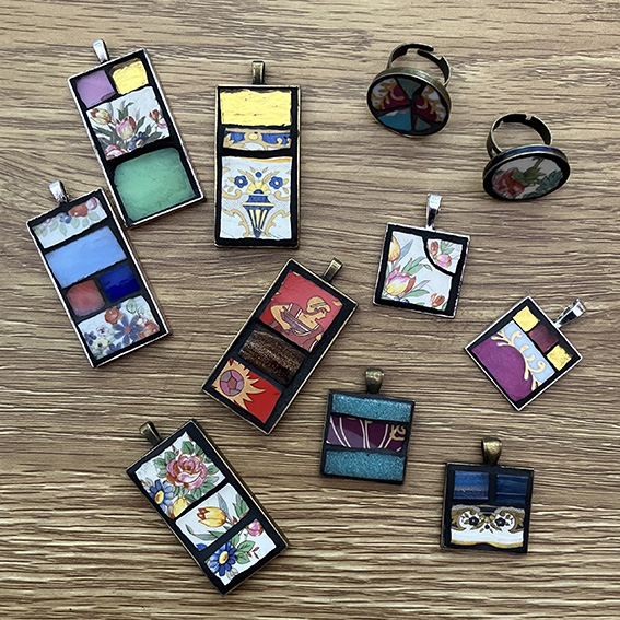 Parkinson_Sonja_ Jewellery_2020_ 2cm-4cm_Mosaic Banyule Open Studios