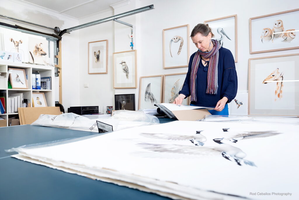 BOS Nadine Dudek studio pic Banyule Open Studios