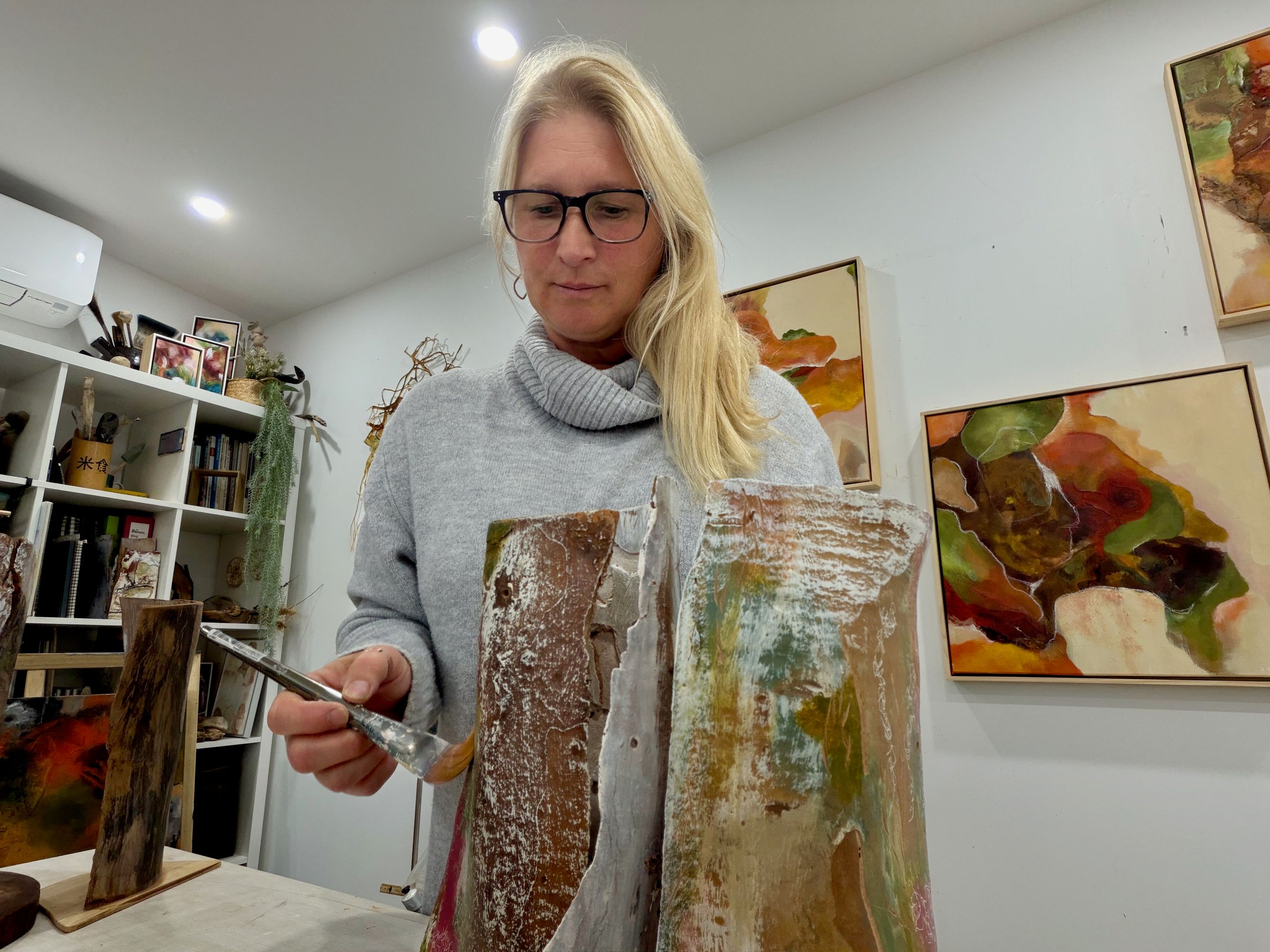 IMG_Artist in studio _Daniela_Strauss Banyule Open Studios