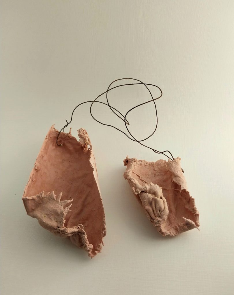 Argus_Karryn_Always connected no matter what_2024_variable_plaster found object Banyule Open Studios