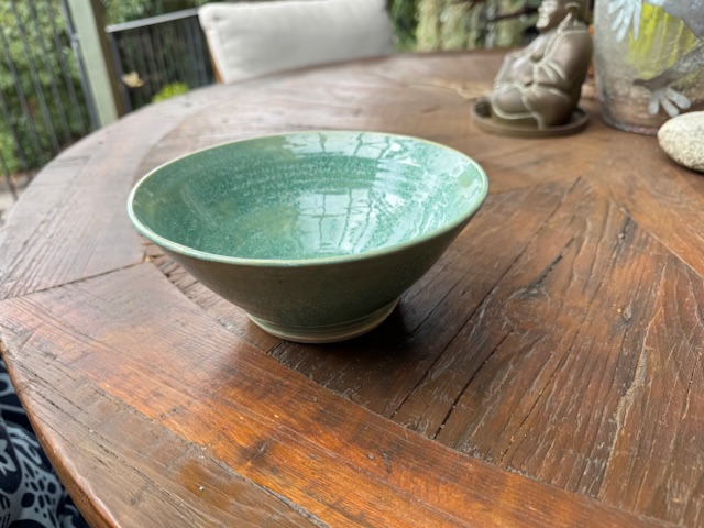 Notley_Liz_greenbowl_may 25_clay Banyule Open Studios