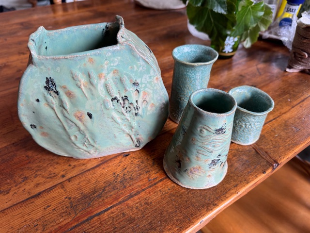 Notley_Liz_vases_may25_stoneware Banyule Open Studios